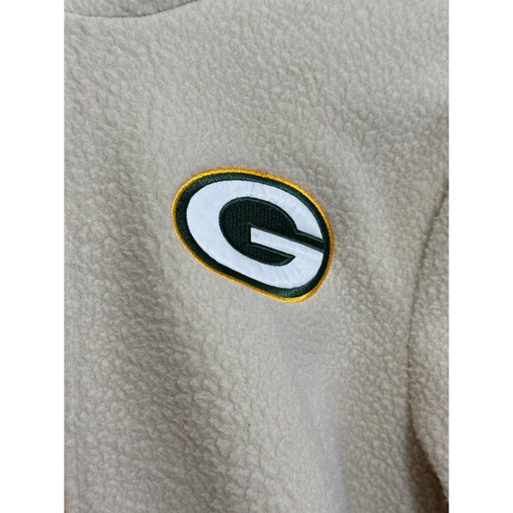 NFL Team Apparel Green Bay Packers Sherpa Fleece Hoodie Jacket SOLD - Picture 3 of 14